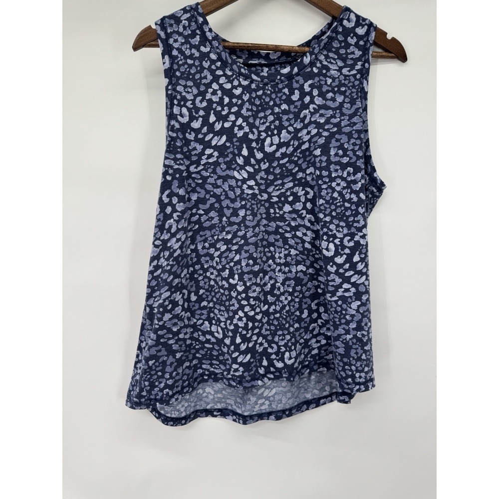 Blue Tommy Bahama IslandZone Vacation Beachy tropical animal print resort L - Picture 6 of 9